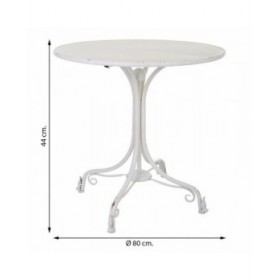 Tavolo Alexandra House Living Bianco 80 x 78 x 80 cm