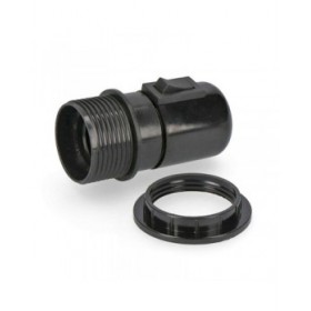 Portalampada EDM E44034 Nero E27