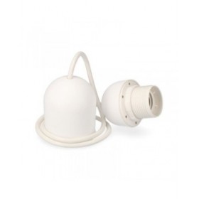 Portalampada EDM E44310 Bianco