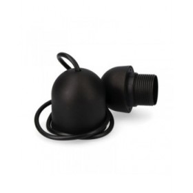 Portalampada EDM E44311 Nero