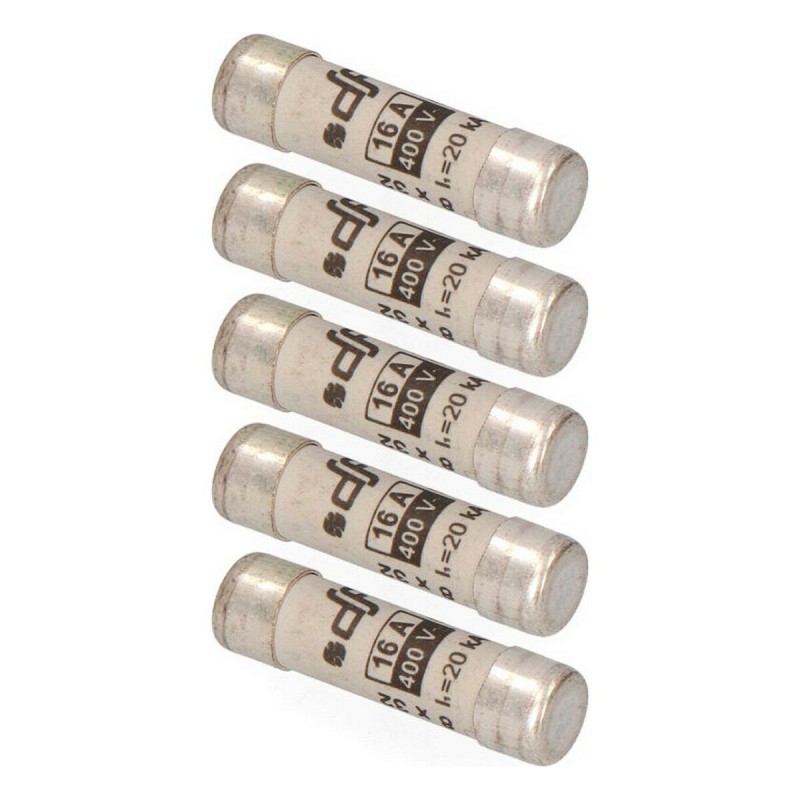 Fusibile EDM E62202 16 A 8,5 x 31,5 mm (5 Unità)