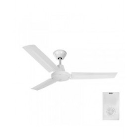Ventilatore da Soffitto EDM 33981 Bianco 60 W Ø 140 cm industriale