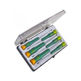 Set di cacciaviti di precisione Mota DMV pH Alba Plana 2 mm 3" 2,5 mm 1,5 mm 6 Pezzi