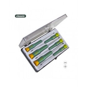 Set di cacciaviti di precisione Mota DMV pH Alba Plana 2 mm 3" 2,5 mm 1,5 mm 6 Pezzi