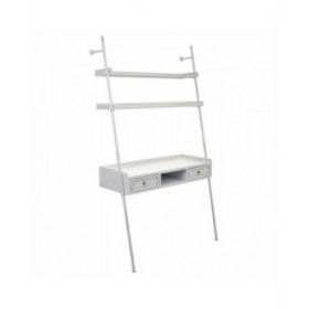 Scrivania con scaffali Alexandra House Living Bianco 45 x 188 x 107 cm