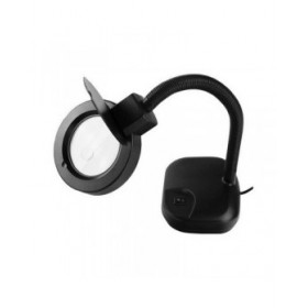 Flexo/Lampada da scrivania EDM 30287 Nero 12 W 650 Lm 14 x 32 cm Lente d'ingrandimento da tavolo