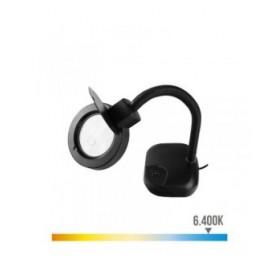 Flexo/Lampada da scrivania EDM 30287 Nero 12 W 650 Lm 14 x 32 cm Lente d'ingrandimento da tavolo