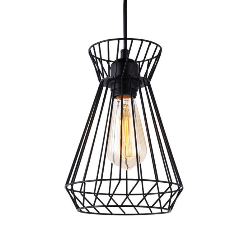 Lampadario EDM 32119 Nero 60 W
