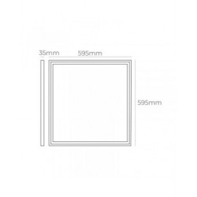 Lampadario EDM 31624 Plastica 40 W 59,5 x 59,5 x 3,5 cm (4000 K)