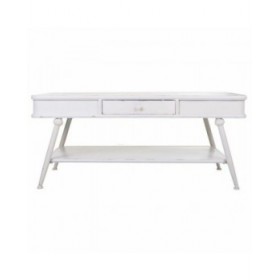 Tavolino da Caffè Alexandra House Living Bianco Ferro 60 x 53 x 120 cm