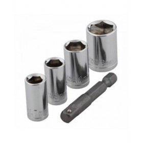 Set Wolfcraft 2413000 5 Pezzi Set di chiavi a bussola