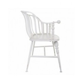 Panca Alexandra House Living Bianco Ferro 53 x 86 x 128 cm