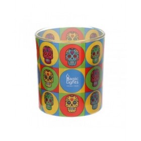 Candela Magic Lights Teschio (7,5 x 8,4 cm)