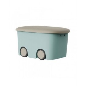 Scatola Multiuso Plastiken 88100 Per bambini Menta 45 L (59 x 38 x 32 cm)
