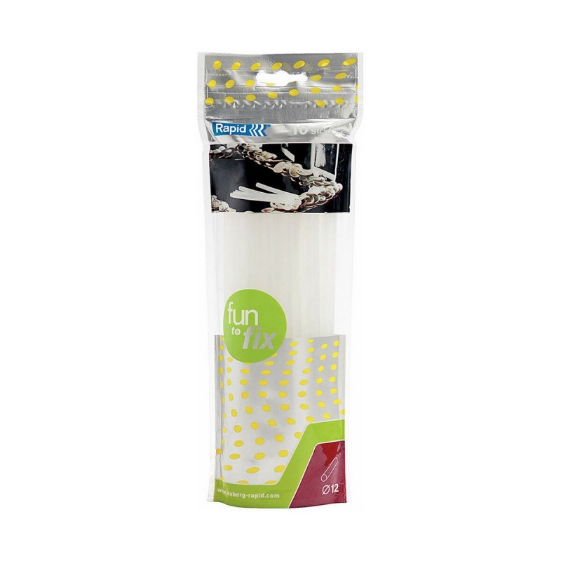 Stick di colla a caldo Rapid Fun to Fix 23499500 Ø 12 x 190 mm Trasparente (10 Unità)