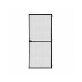 Tenda Zanzariera Schellenberg Porte Con cornice Fibra di Vetro Nero Alluminio (100 x 210 cm)