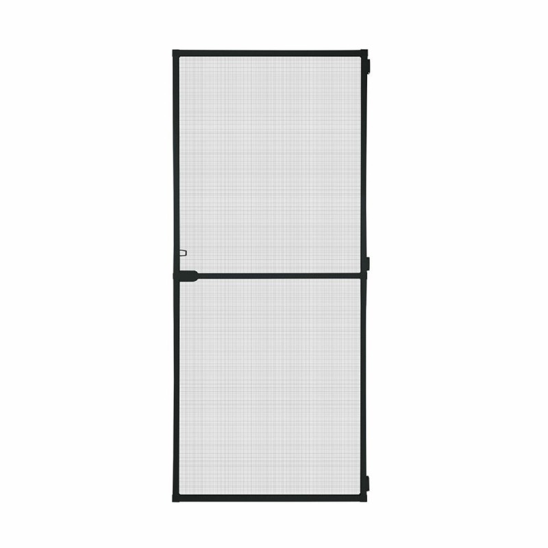 Tenda Zanzariera Schellenberg Porte Con cornice Fibra di Vetro Nero Alluminio (100 x 210 cm)