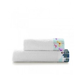 Set di asciugamani HappyFriday Mr Fox Nanny Multicolore 2 Pezzi