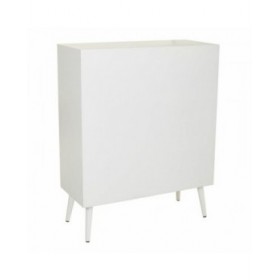 Armadio Alexandra House Living Argentato white wedding Bambù Legno MDF 37 x 101 x 80 cm