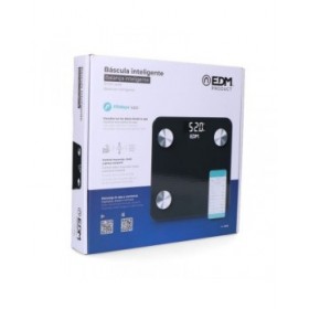 Bilancia Digitale da Bagno EDM 07613 Body Composition Nero 180 kg