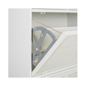 Armadio scarpiera Alexandra House Living Bianco 32 x 120 x 70 cm Griglia
