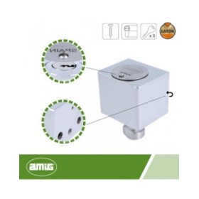 Serratura AMIG A24542-670 Ottone Cromato 6 x 5 cm Persiana Superiore