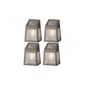 Applique da Parete Lumineo 898174 5 Lm Solare Luce LED (4 Unità)