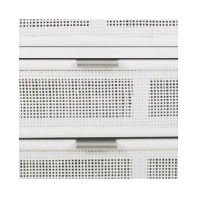 Cassettiera Alexandra House Living Bianco Bambù Legno MDF 39 x 81 x 80 cm