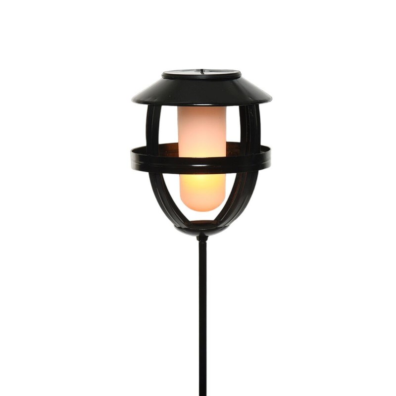 Luce solare Lumineo 898216 Nero Ferro 63 cm Effetto fiamma Torcia