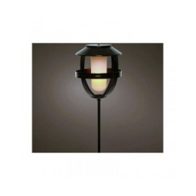 Luce solare Lumineo 898216 Nero Ferro 63 cm Effetto fiamma Torcia