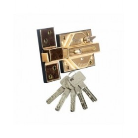 Chiavistello di sicurezza Lince 7930r-97930rhl Ottone Ferro