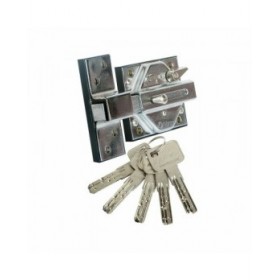 Chiavistello di sicurezza Lince 7930r-97930rhl Cromato Ferro