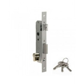 Serratura da infilare Cisa New Fori E20 44661.20.0.01.12 Europeo 30 x 40 mm Acciaio