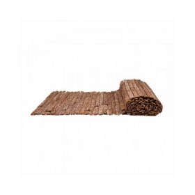 Divisorio Faura f27101 Marrone Abete Filo di ferro Corteccia di albero 1 x 3 m