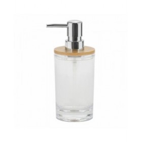Dispenser di Sapone Andrea House 250 ml Bambù Acrilico (Ø 7 x 17,5 cm)