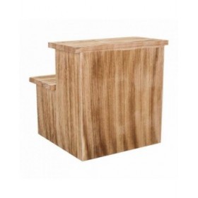 Panca Alexandra House Living Legno di paulownia 34 x 34 x 34 cm Scala