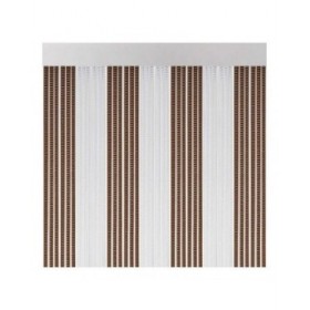 Tenda Acudam Lisboa Porte Cristallo Marrone Esterno PVC Alluminio 90 x 210 cm