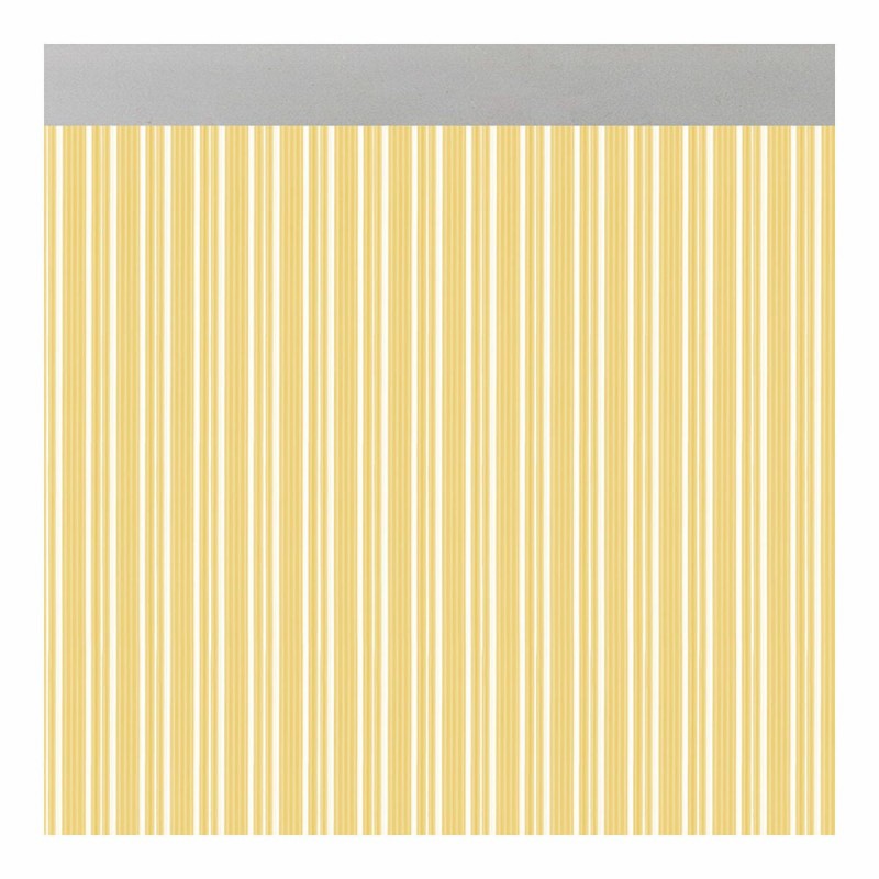 Tenda Acudam Ferrara Porte Giallo Trasparente Esterno PVC Alluminio 90 x 210 cm