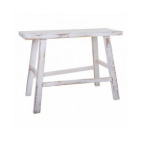 Panca Alexandra House Living Bianco Pino 25 x 50 x 70 cm
