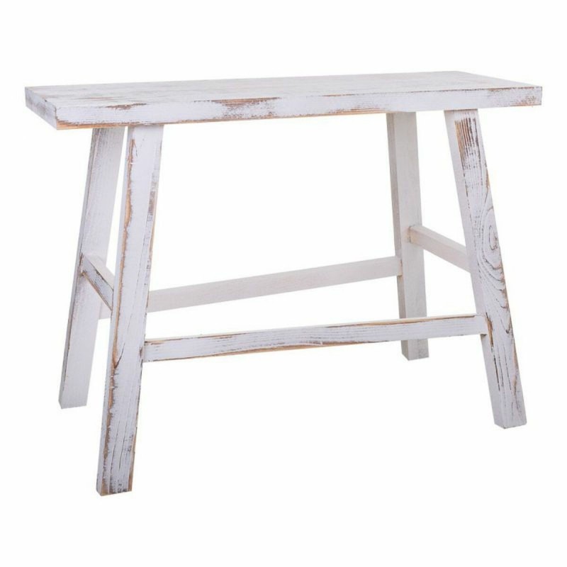 Panca Alexandra House Living Bianco Pino 25 x 50 x 70 cm