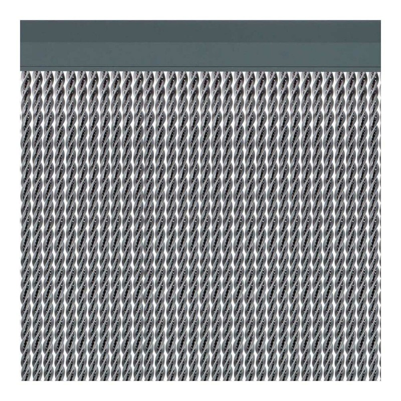 Tenda Acudam Manacor Porte Argentato Esterno PVC Alluminio 90 x 210 cm