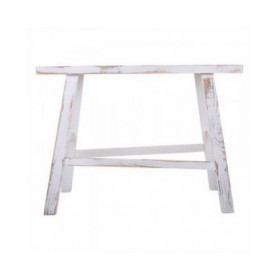Panca Alexandra House Living Bianco Pino 25 x 50 x 70 cm
