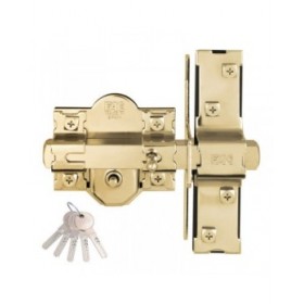 Chiavistello di sicurezza Fac 946-rp/80 UVE Anti-Bumping Dorato Acciaio 50 mm
