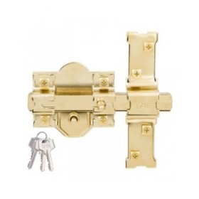 Chiavistello di sicurezza Fac 301-rp/80 Dorato Acciaio 50 mm 80 mm