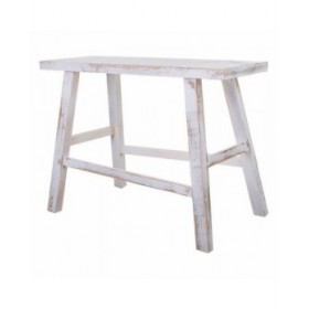 Panca Alexandra House Living Bianco Pino 25 x 50 x 70 cm