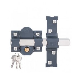 Chiavistello di sicurezza Fac 201-l/80 Acciaio Grigio scuro 50 mm 80 mm