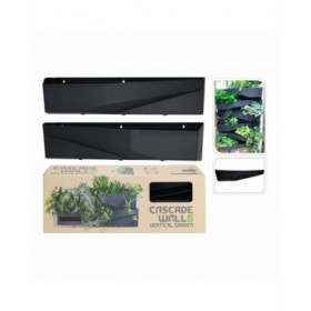 Kit per Giardino Verticale Cascade Wall Antracite 78 x 19 x 35 cm