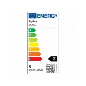 Lampadina Intelligente Alpina RGB Wi-Fi 5 W 4,9 W E27 1800-6500 K 360 Lm