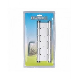 Cerniera Micel BS10 M57004 Argentato Alluminio 180 x 33 mm Doppia azione