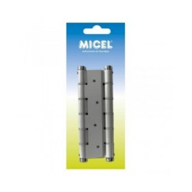 Cerniera Micel BS10 M57004 Argentato Alluminio 180 x 33 mm Doppia azione
